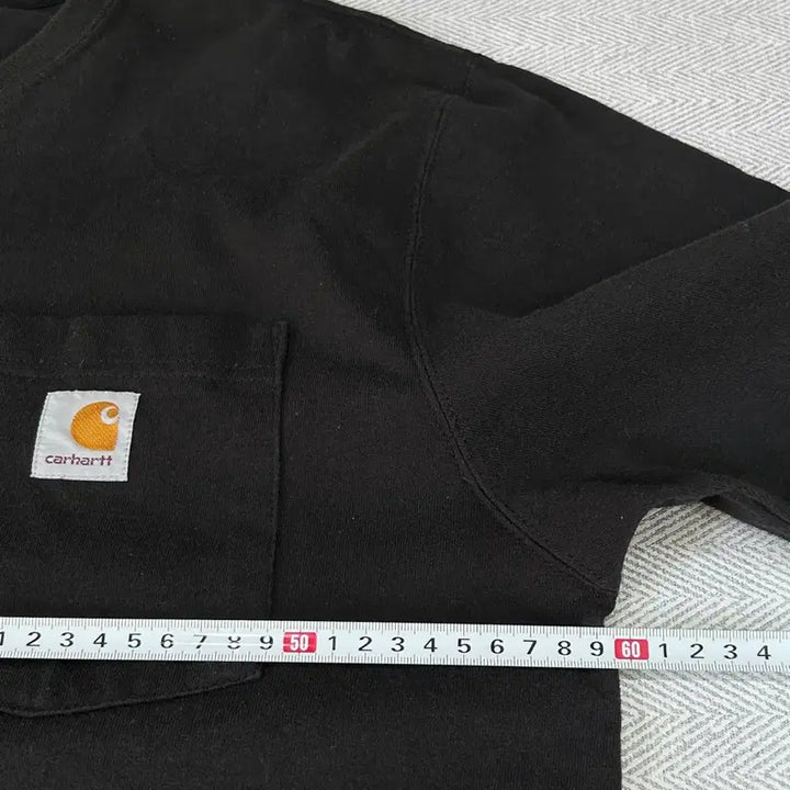 [SOLD OUT] [M] 칼하트 포켓 롱슬리브 긴팔티 루즈핏 블랙