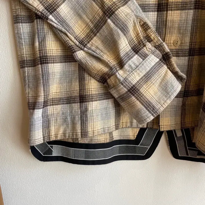 [BUNJANG] Facetasm Check Long Sleeve Shirt / 파세타즘 체크 긴팔 셔츠