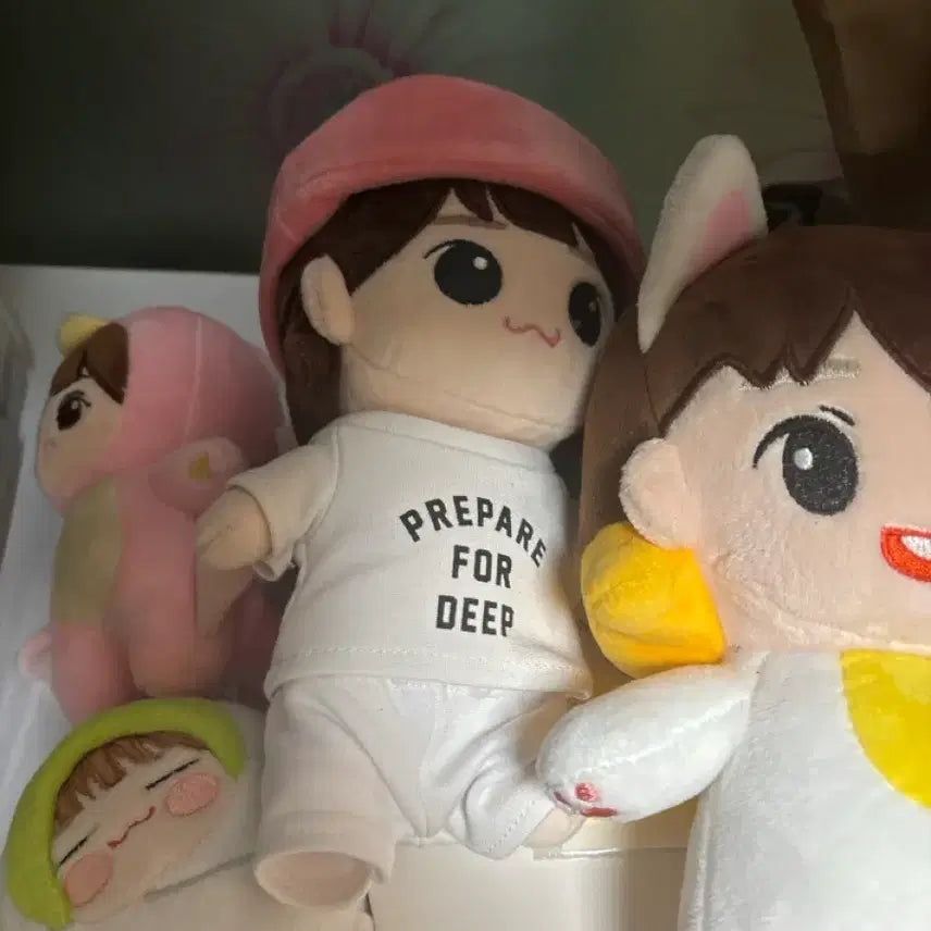 [BUNJANG] Taeyeon Taeng9doll Pink Taenysaurus Bundle Set / 태연 인형 탱구돌 핑크탱더 태니사우로스 일괄