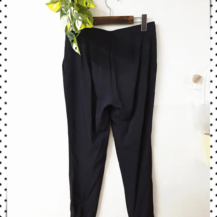 [BUNJANG] Theory Banded Slacks - Black / 띠어리 얇은간절기 밴딩슬랙스 55 블랙