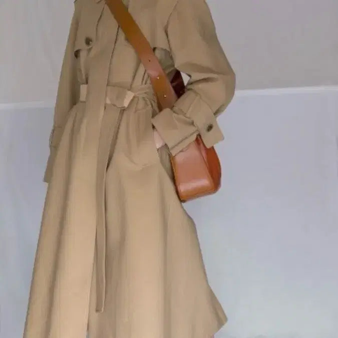 [BUNJANG] Soft Seoul Beige Trench Coat / 소프트서울
