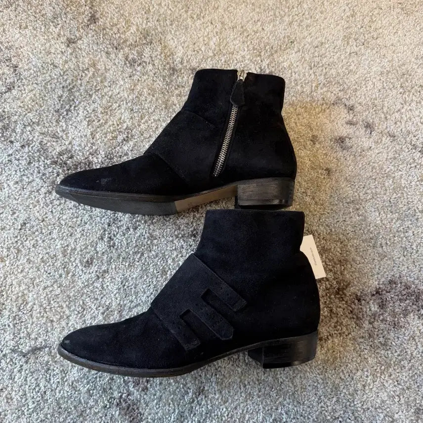 [BUNJANG] Hermes Suede Ankle Boots / 에르메스 스웨이드 앵클 부츠