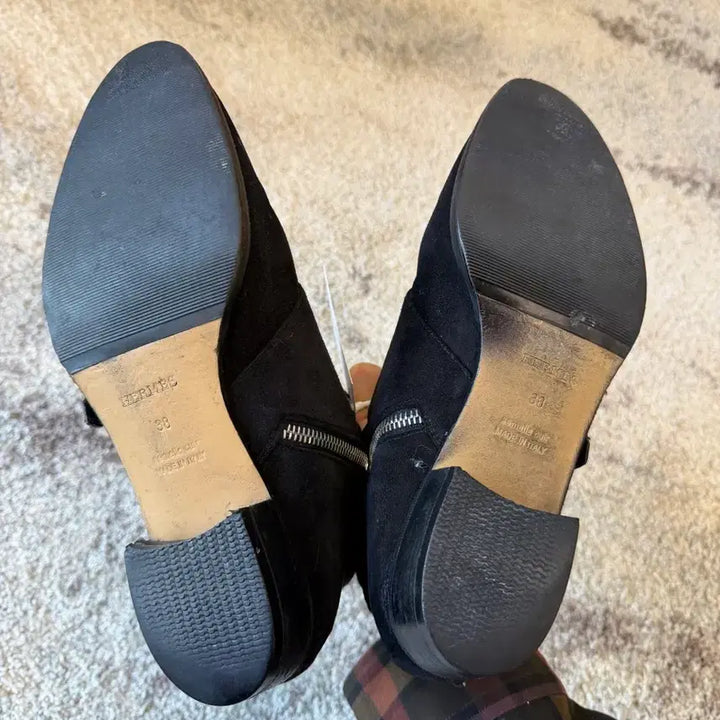 [BUNJANG] Hermes Suede Ankle Boots / 에르메스 스웨이드 앵클 부츠