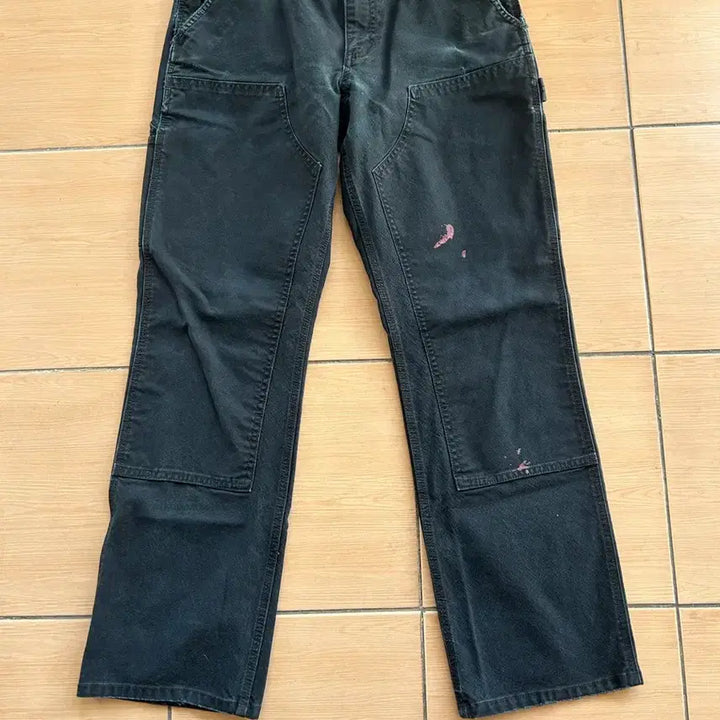 [BUNJANG] Carhartt Double Knee Black 32in Pants / 칼하트 더블니 블랙32in