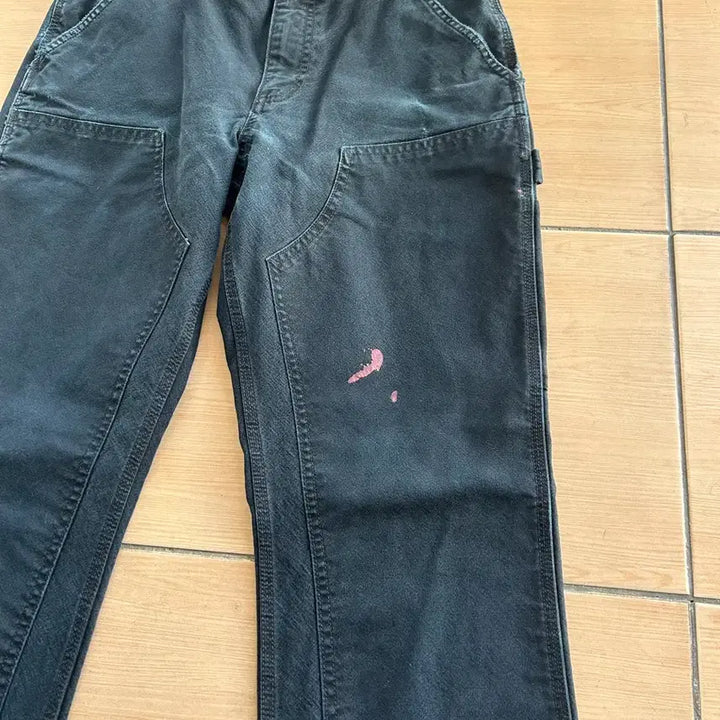 [BUNJANG] Carhartt Double Knee Black 32in Pants / 칼하트 더블니 블랙32in