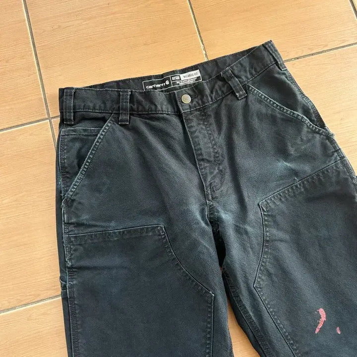 [BUNJANG] Carhartt Double Knee Black 32in Pants / 칼하트 더블니 블랙32in