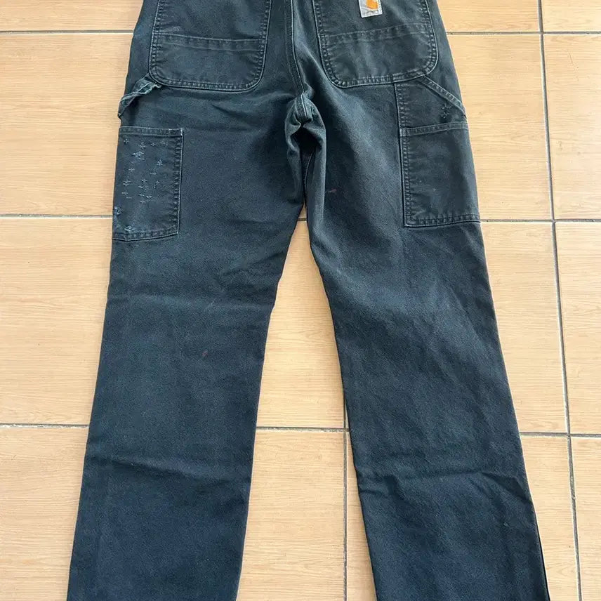 [BUNJANG] Carhartt Double Knee Black 32in Pants / 칼하트 더블니 블랙32in