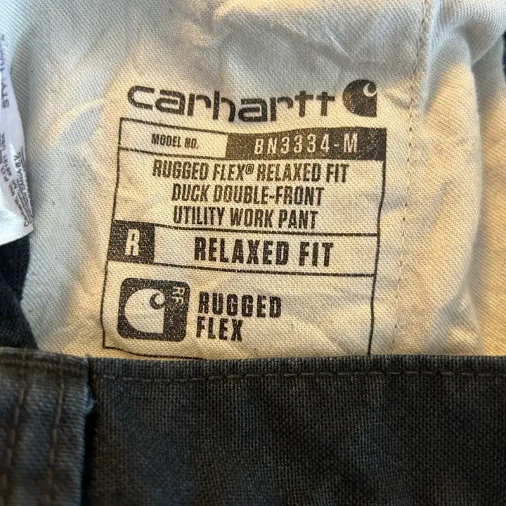 [BUNJANG] Carhartt Double Knee Black 32in Pants / 칼하트 더블니 블랙32in