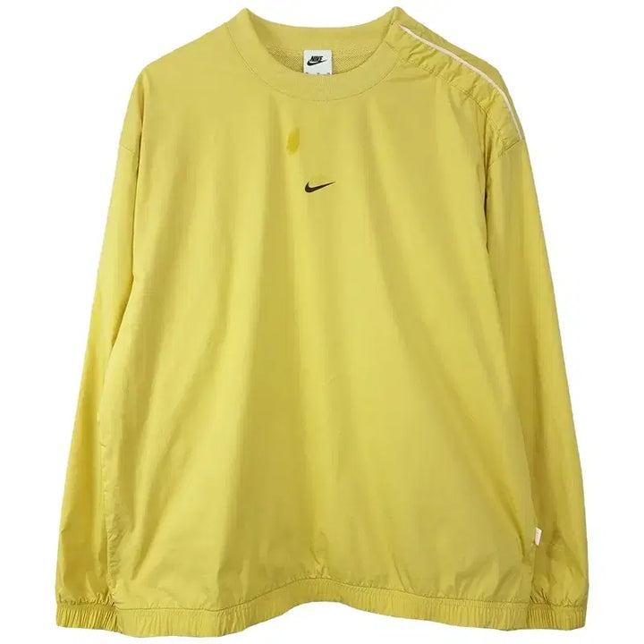 [BUNJANG] Nike Shoulder Snap Button Oversized Windbreaker Anorak Jacket / 나이키 숄더 스냅 버튼 오버핏 바람막이 아노락 자켓 레몬 M20027