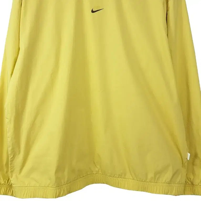 [BUNJANG] Nike Shoulder Snap Button Oversized Windbreaker Anorak Jacket / 나이키 숄더 스냅 버튼 오버핏 바람막이 아노락 자켓 레몬 M20027