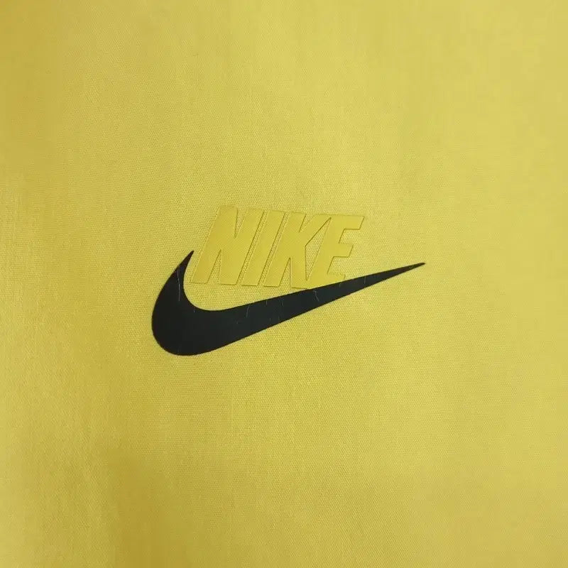 [BUNJANG] Nike Shoulder Snap Button Oversized Windbreaker Anorak Jacket / 나이키 숄더 스냅 버튼 오버핏 바람막이 아노락 자켓 레몬 M20027