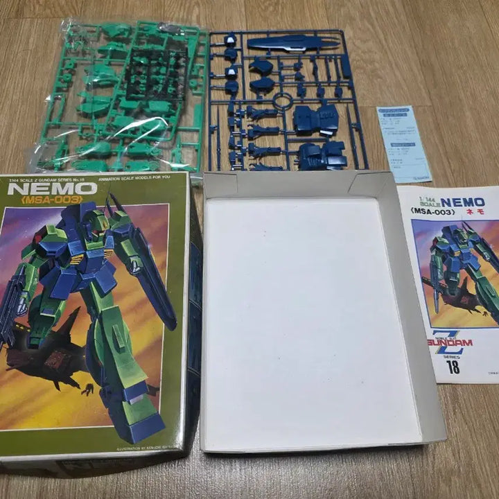 [BUNJANG] Bandai 1/144 NEMO Z Gundam Old Version Model Kit / 고전프라 반다이 1/144 네모 (NEMO) Z건담 구판