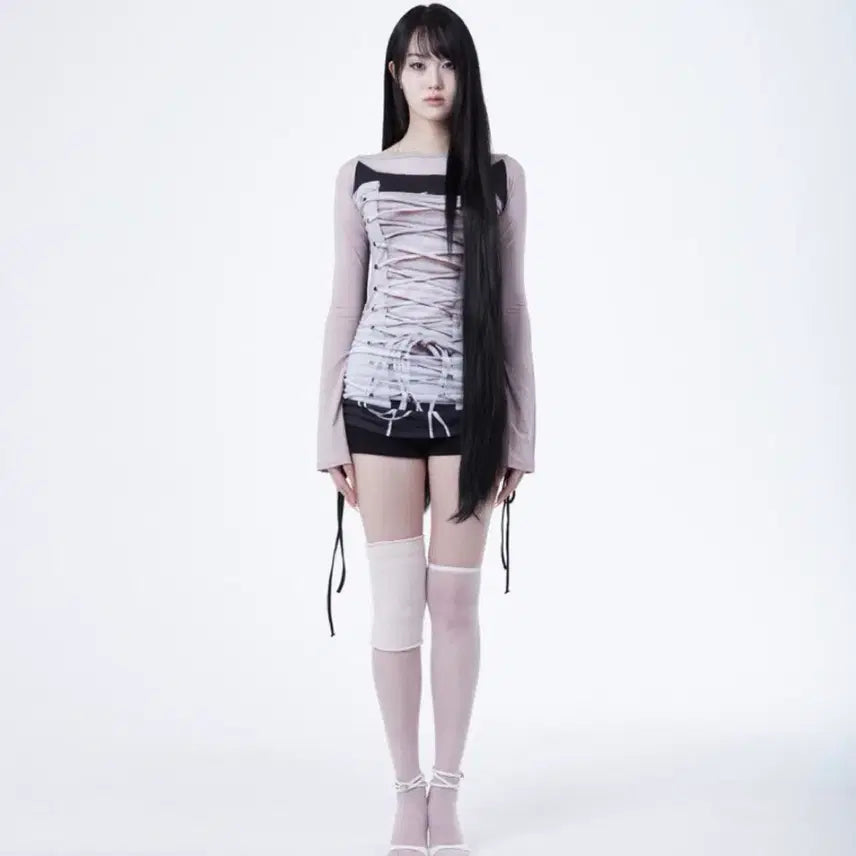 [SOLD OUT] 새상품) 엘프엘프엘프 아카이브스 코르셋 롱 슬리브