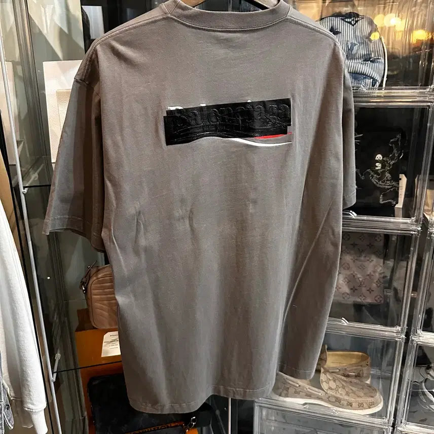 [BUNJANG] Balenciaga Gaffer Gray T-shirt / 발렌시아가 개퍼 반팔