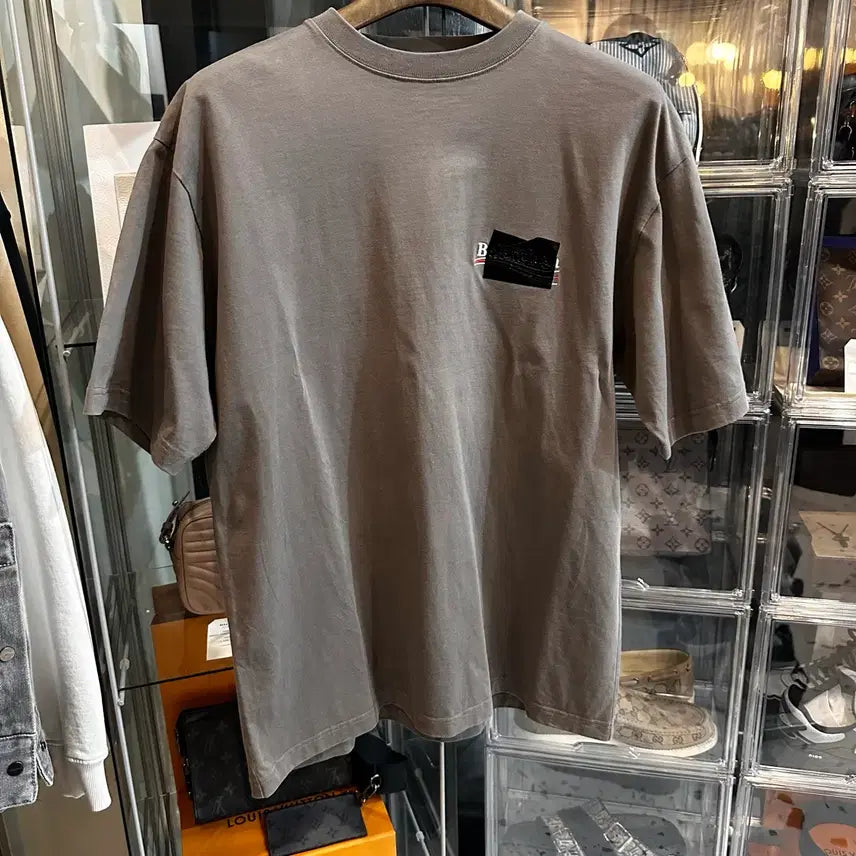 [BUNJANG] Balenciaga Gaffer Gray T-shirt / 발렌시아가 개퍼 반팔
