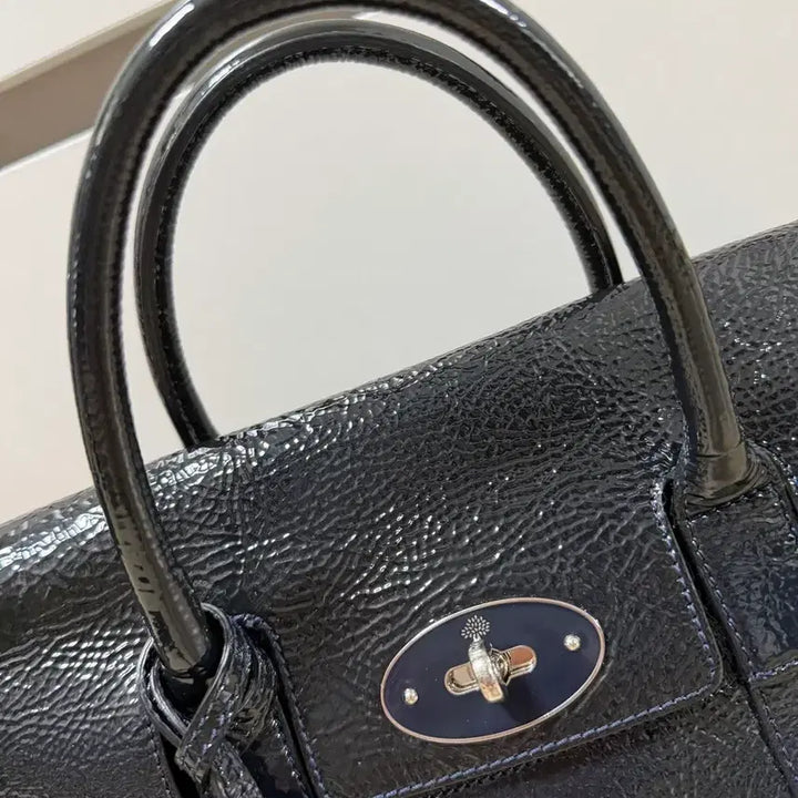 [SOLD OUT] 멀버리 베이스워터 블랙 페이턴트