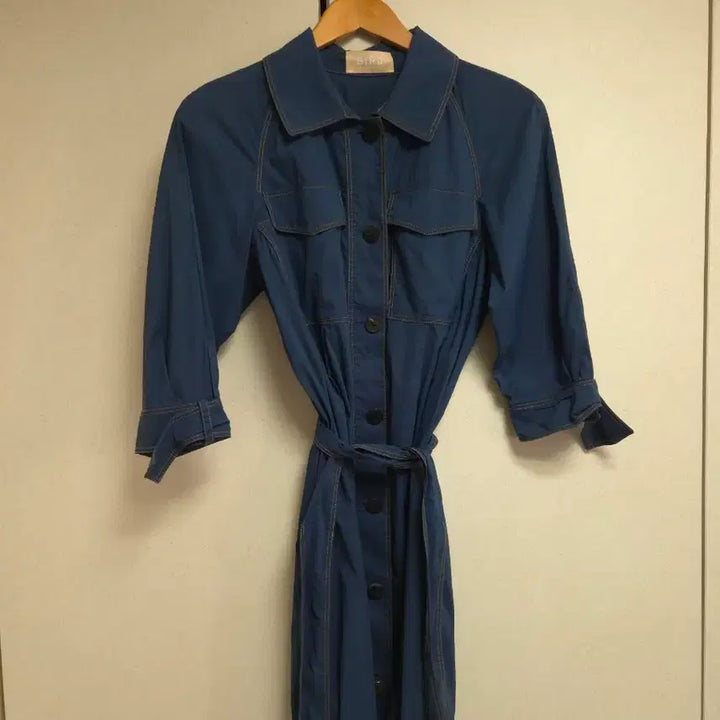 [SOLD OUT] 한섬 버드 BIRD 나일론 벨드 원피스