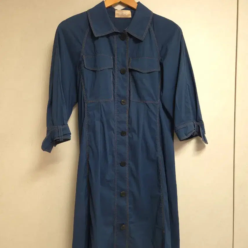 [SOLD OUT] 한섬 버드 BIRD 나일론 벨드 원피스