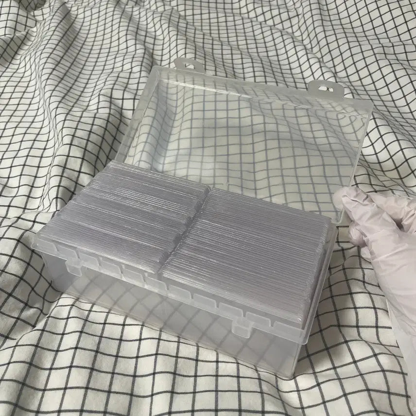 [BUNJANG] Mini Toploader Set (100 pcs) with Toploader Case / 미니 탑로더 100ps + 탑로더 케이스