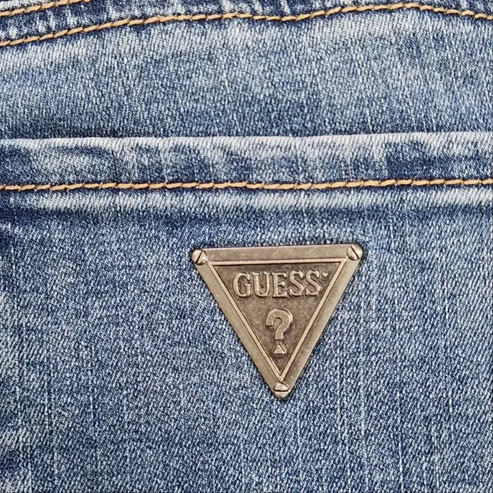 [SOLD OUT] [정품] GUESS 남성 일자 데님 팬츠 청바지 32