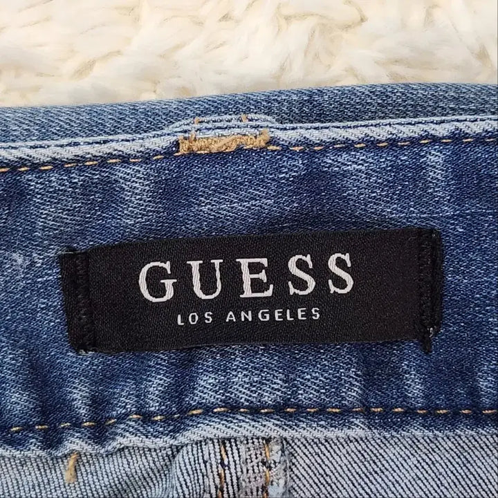 [SOLD OUT] [정품] GUESS 남성 일자 데님 팬츠 청바지 32