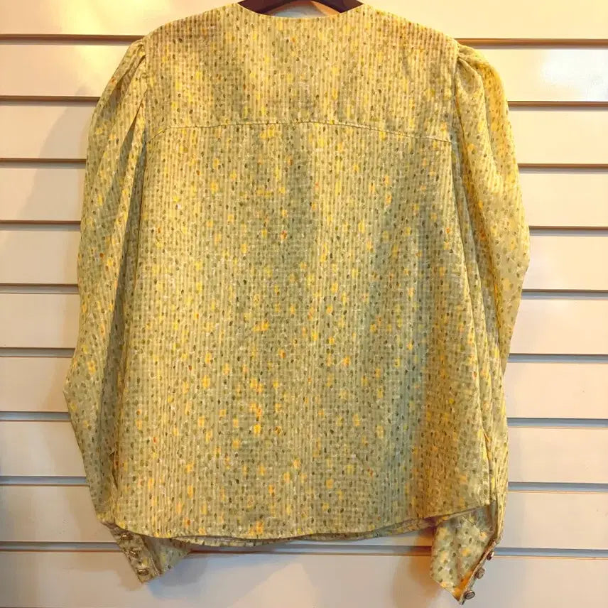 [BUNJANG] ON&amp;ON Flower Pattern Blouse / 온앤온 플라워 패턴 블라우스