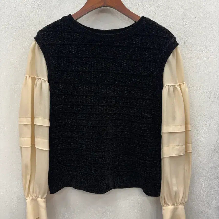 [BUNJANG] Obze Velvet Blouse / 오브제 벨벳 블라우스