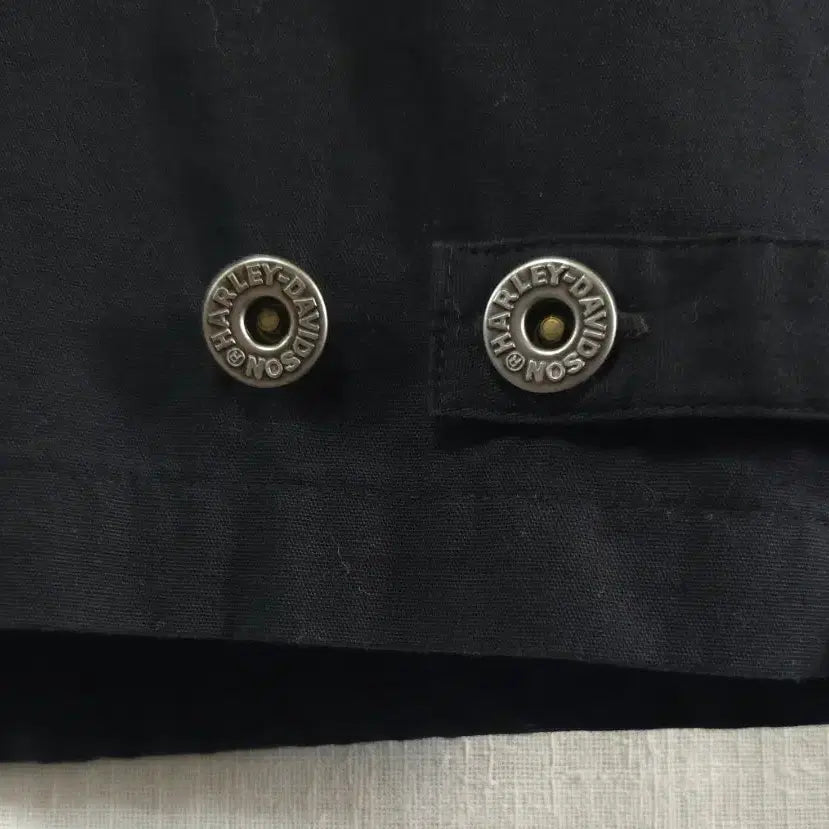 [BUNJANG] Harley Davidson Linen 100% Short Sleeve Zip-Up Jacket / 할리데이비슨 여름 마 린넨 100프로 반팔 집업 자켓 바람막이 조끼 가디
