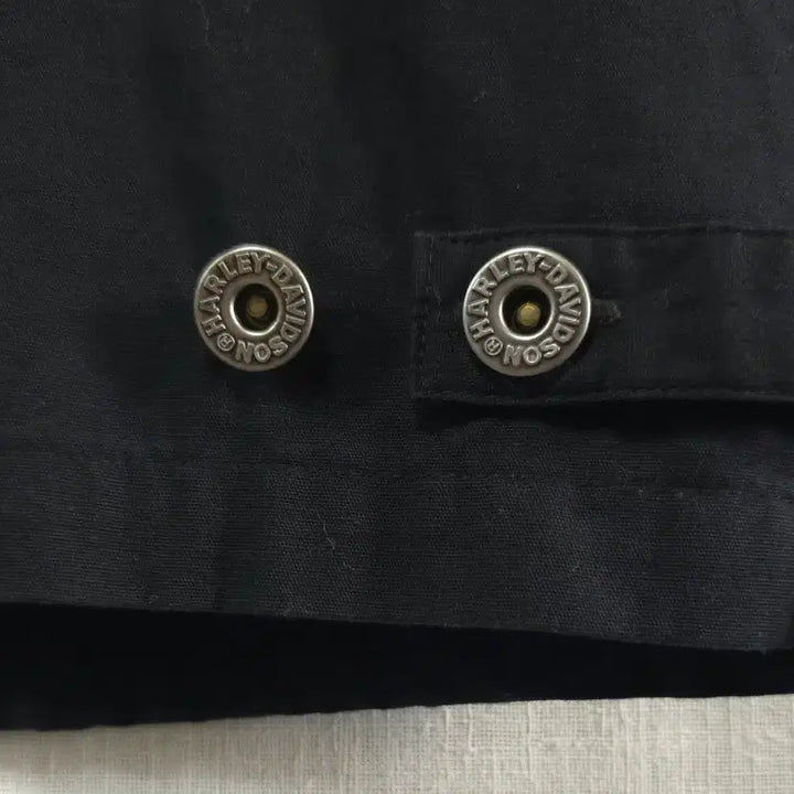 [BUNJANG] Harley Davidson Linen 100% Short Sleeve Zip-Up Jacket / 할리데이비슨 여름 마 린넨 100프로 반팔 집업 자켓 바람막이 조끼 가디