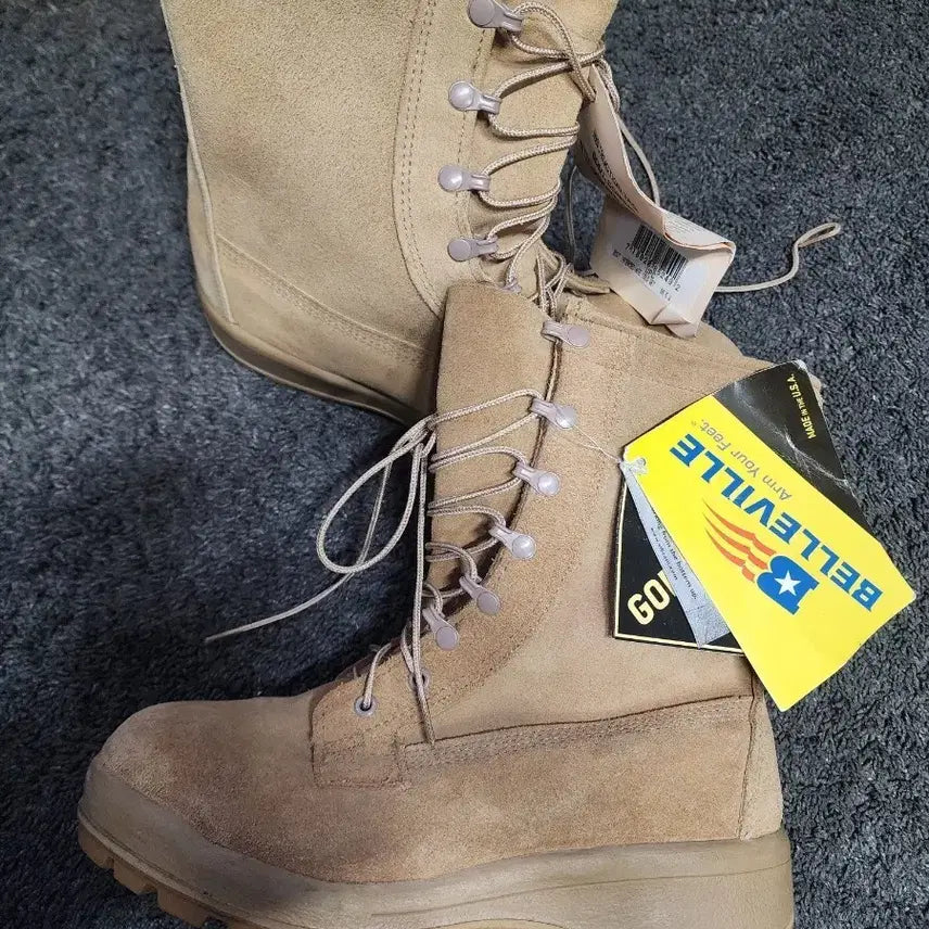 [BUNJANG] Belleville Velvet Combat Boots Size 8.5 / 베르빌 벨벳 컴벳 부츠 전술화 사막화 중등산화새상품 8.5사이즈