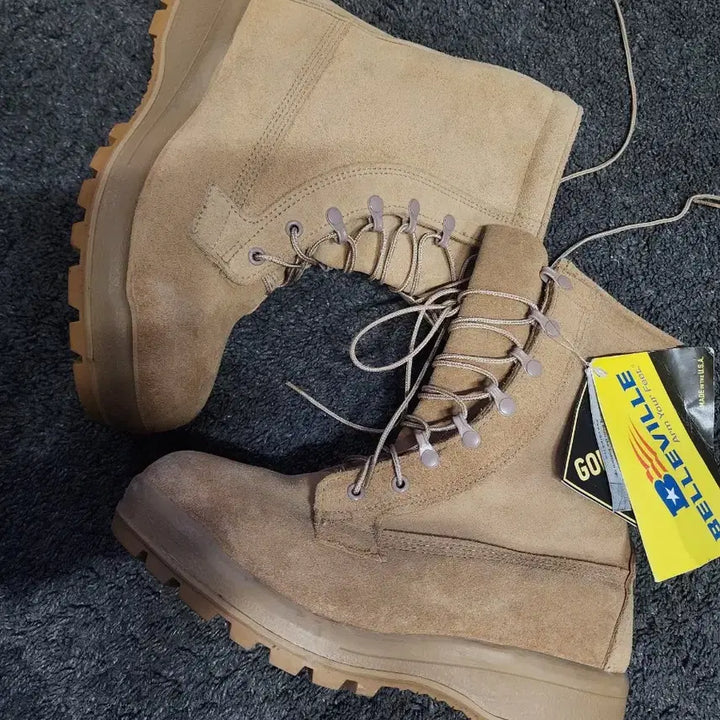 [BUNJANG] Belleville Velvet Combat Boots Size 8.5 / 베르빌 벨벳 컴벳 부츠 전술화 사막화 중등산화새상품 8.5사이즈