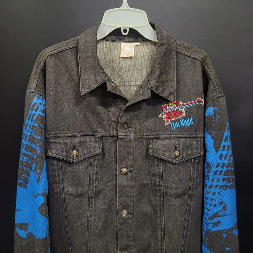 [BUNJANG] Molson Canadian 90s Rocks The Night Archive Denim Jacket / Molson Canadian 90s 빈티지 Rocks The Night
