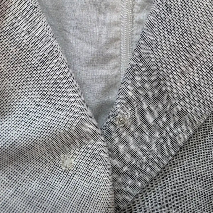 [BUNJANG] Max Mara Linen Collar Neck Short Sleeve Dress / (정품)막스마라 린넨 카라넥 반팔 원피스