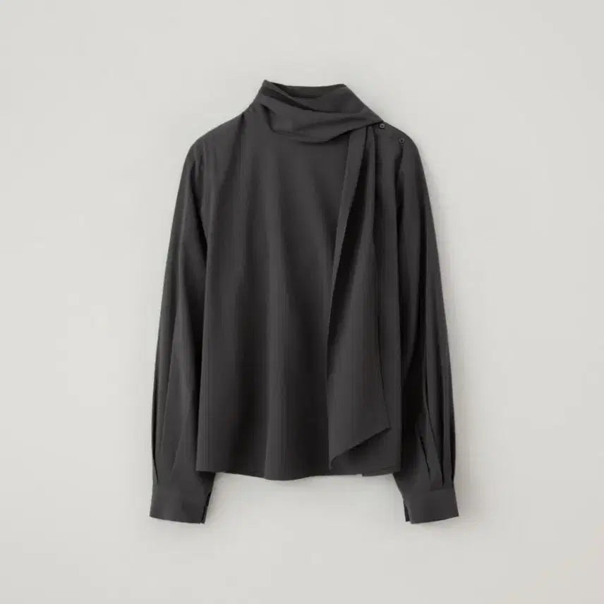 [SOLD OUT] 프렙포더 Curve scarf blouse