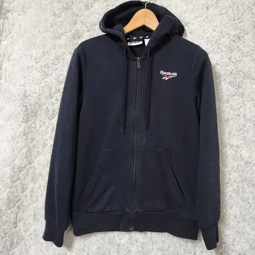 [BUNJANG] Reebok Big Logo Hooded Zip-Up Jacket Size 100 / 142A [100] 리복 빅로고 후드 집업