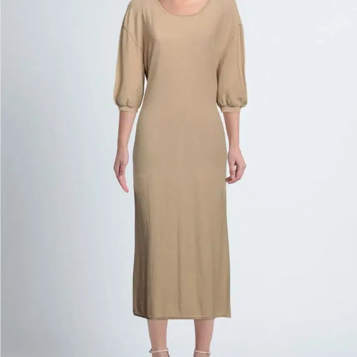 [BUNJANG] Lemaire Beige Long Dress / 르메르 베이지 롱 원피스