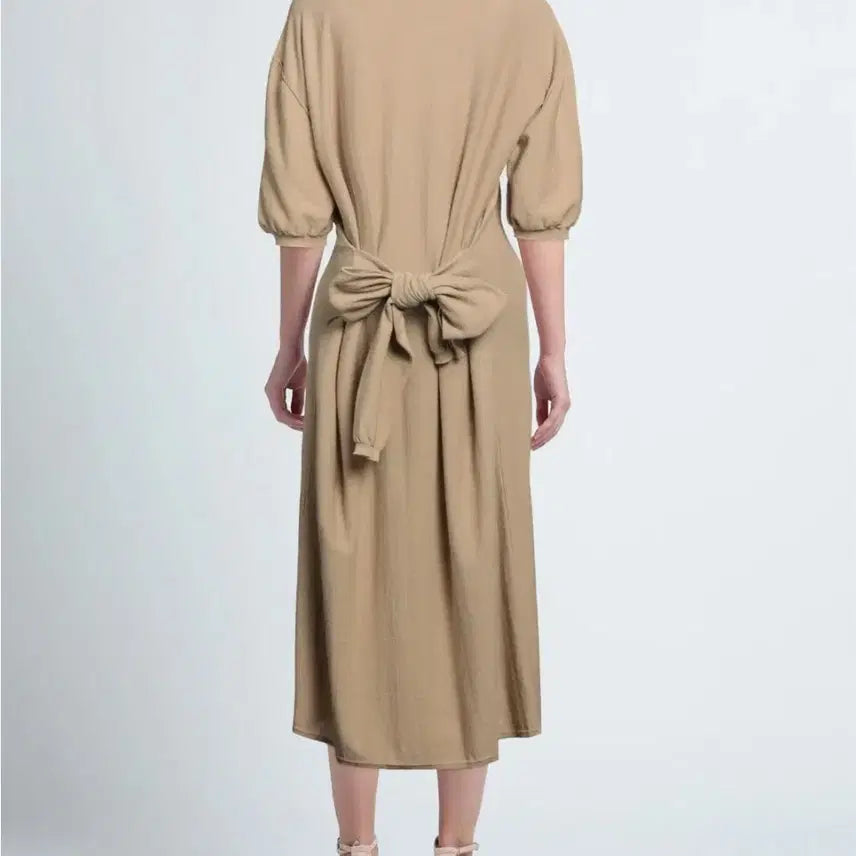 [BUNJANG] Lemaire Beige Long Dress / 르메르 베이지 롱 원피스