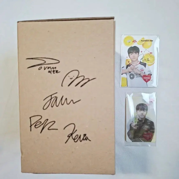 [BUNJANG] T1 Keria Glass and Lenticular Card Bundle / 티원 카스 케리아