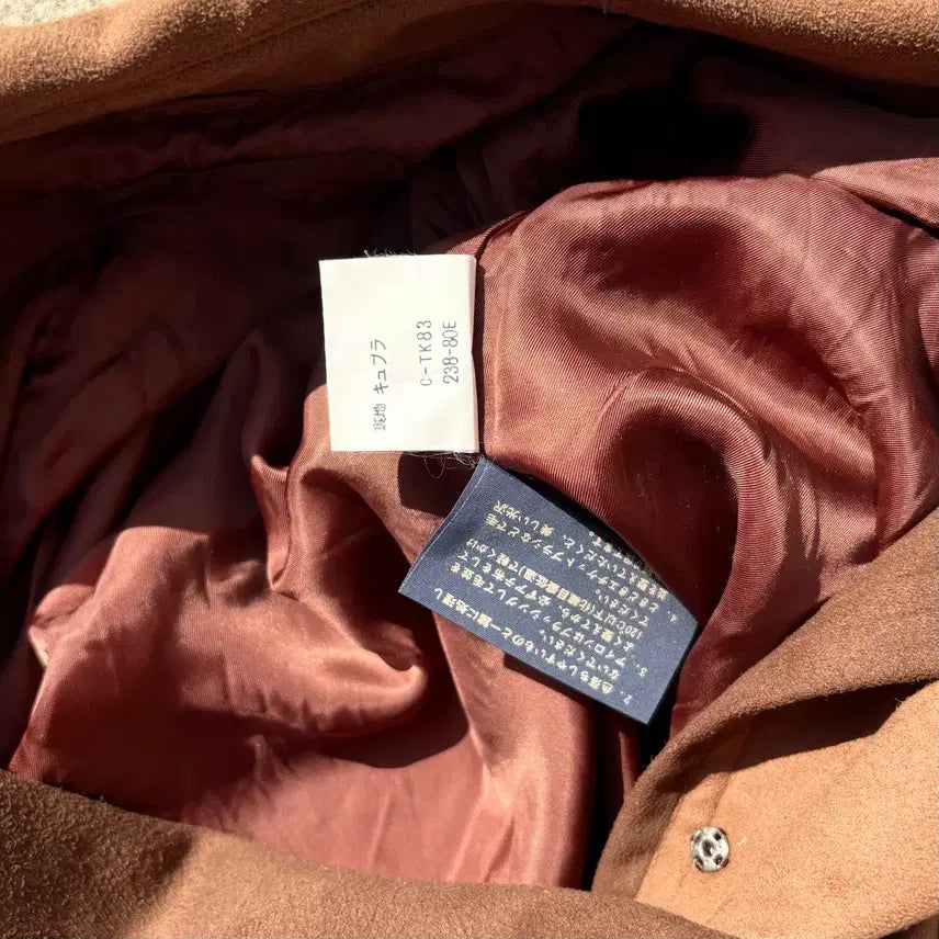 [BUNJANG] Yves Saint Laurent 90s Suede Coat / (M) 90s 재팬 입생로랑 레이디 브라운 싱글 버튼 스웨이드 코트