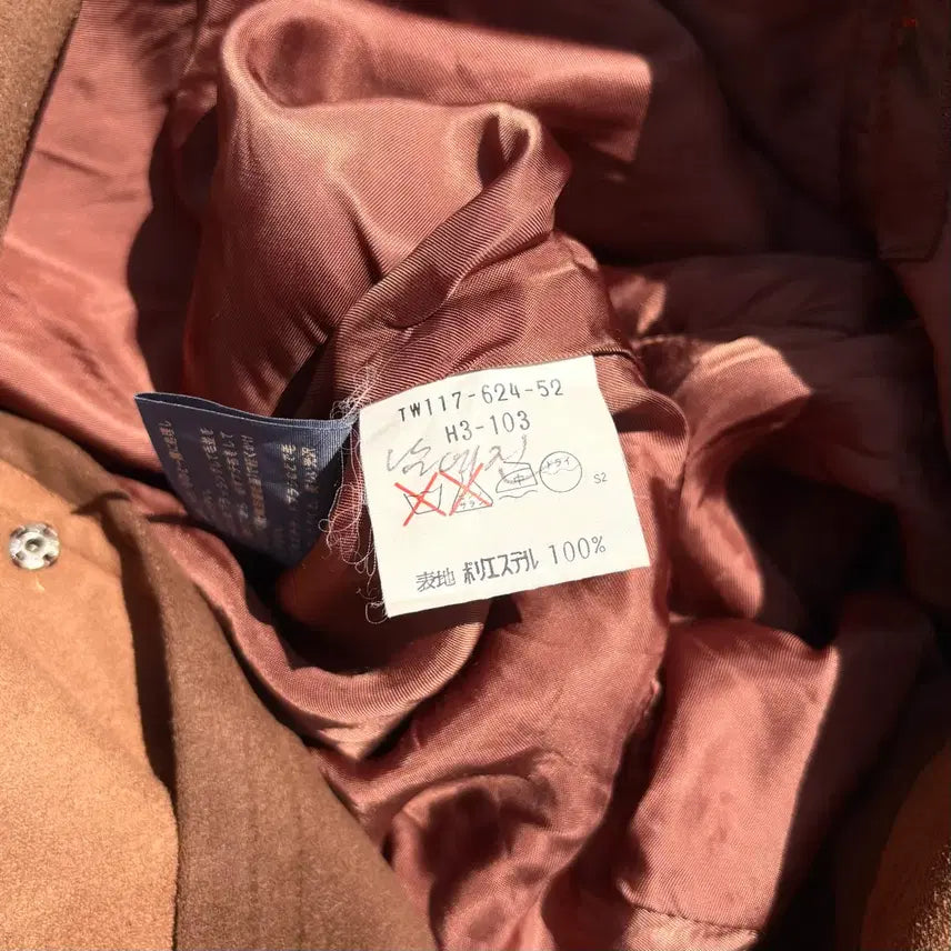 [BUNJANG] Yves Saint Laurent 90s Suede Coat / (M) 90s 재팬 입생로랑 레이디 브라운 싱글 버튼 스웨이드 코트