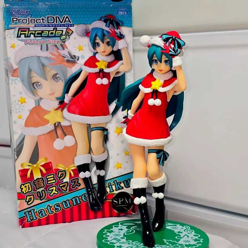 [BUNJANG] SEGA Hatsune Miku Christmas SPM Figure / 고전 프로젝트디바 하츠네 미쿠 크리스마스 SPM 피규어 미소녀