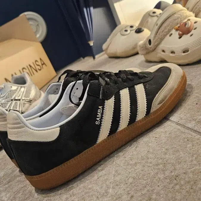 [BUNJANG] Adidas Samba OG W Black Sneakers / 아디다스 삼바 OG W 블랙 285
