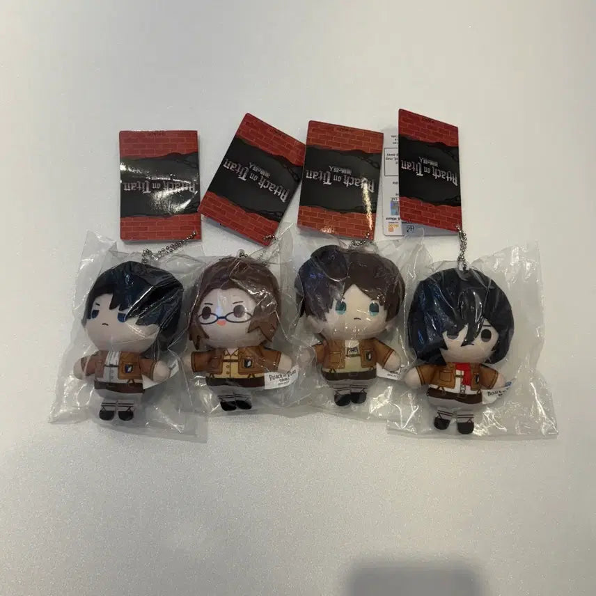 [BUNJANG] Attack on Titan Mikasa Keyring Doll / 진격거) 진격의 거인 인형 키링 미카사 키링