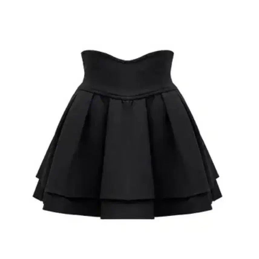 [SOLD OUT] 새상품 종이택O 미셸마카롱 스커트 블랙 s 지뢰계 양산형 리즈리사 시허니