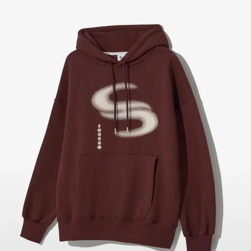 [BUNJANG] Sorano Burgundy Hooded Sweatshirt / 소라노