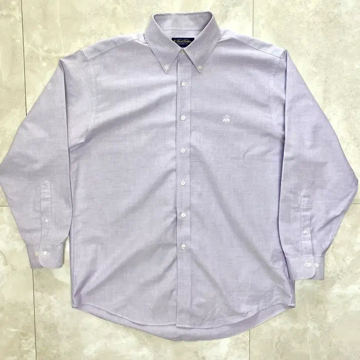 [BUNJANG] Brooks Brothers Supima Cotton Non-Iron Oxford Shirt Lavender L / 브룩스브라더스 수피마 코튼 논아이론 옥스포드 셔츠 라벤더 L