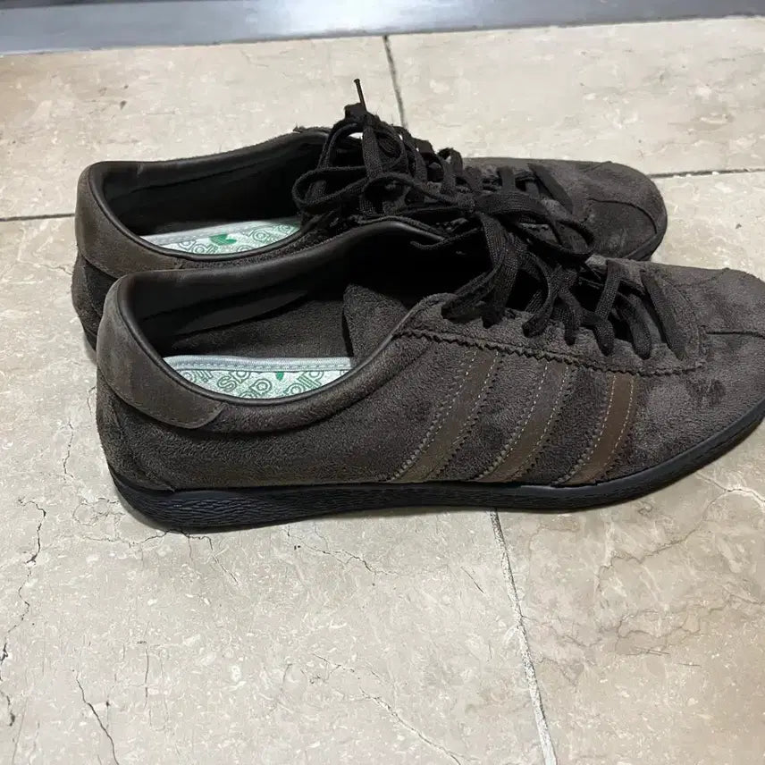 [BUNJANG] Adidas Tobacco Gruen Dark Brown Sneakers / 275 아디다스 토바코 그루엔 다크브라운
