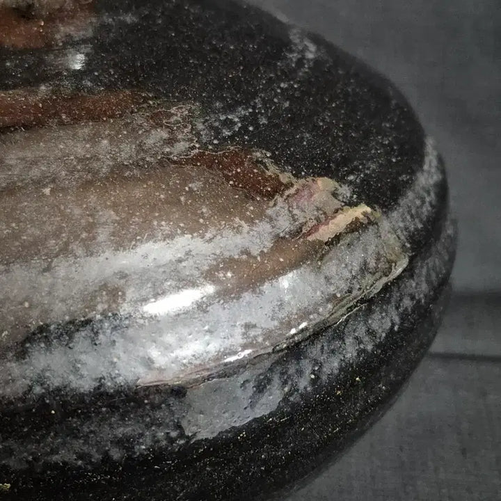 [BUNJANG] Black Glaze Ceramic Vase Antique / 흑유 도자기 유병 화병 꽃병 엔틱