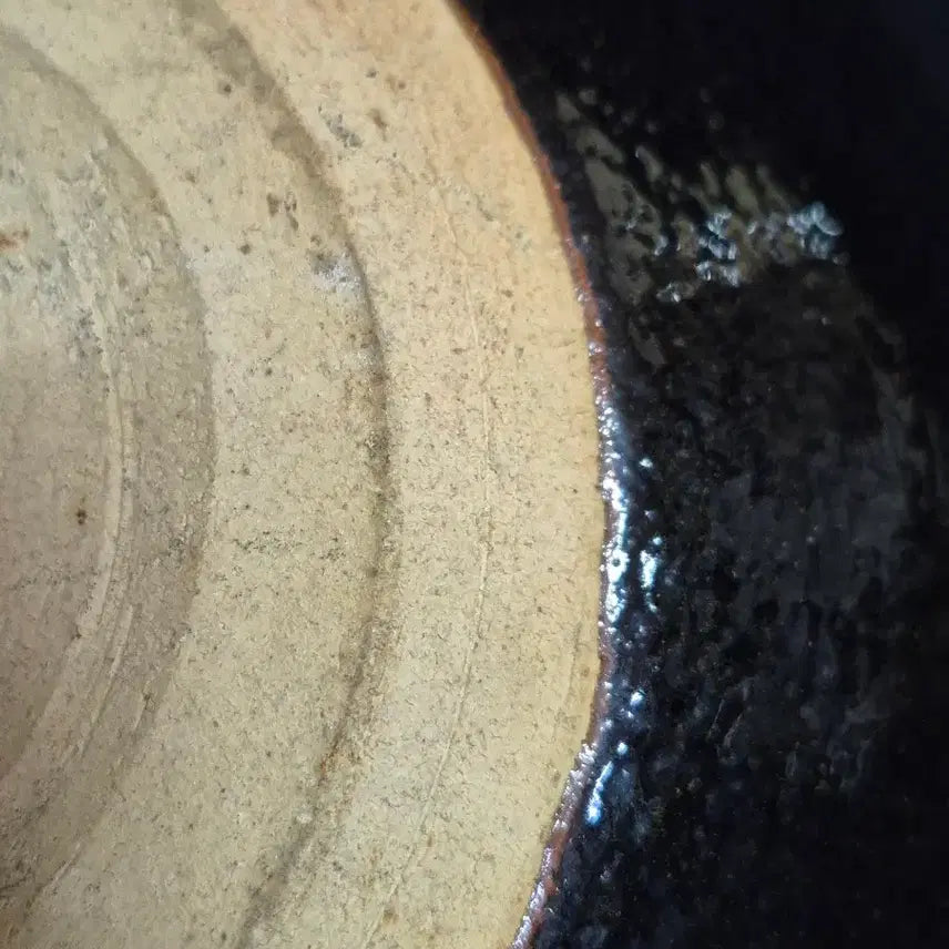 [BUNJANG] Black Glaze Ceramic Vase Antique / 흑유 도자기 유병 화병 꽃병 엔틱