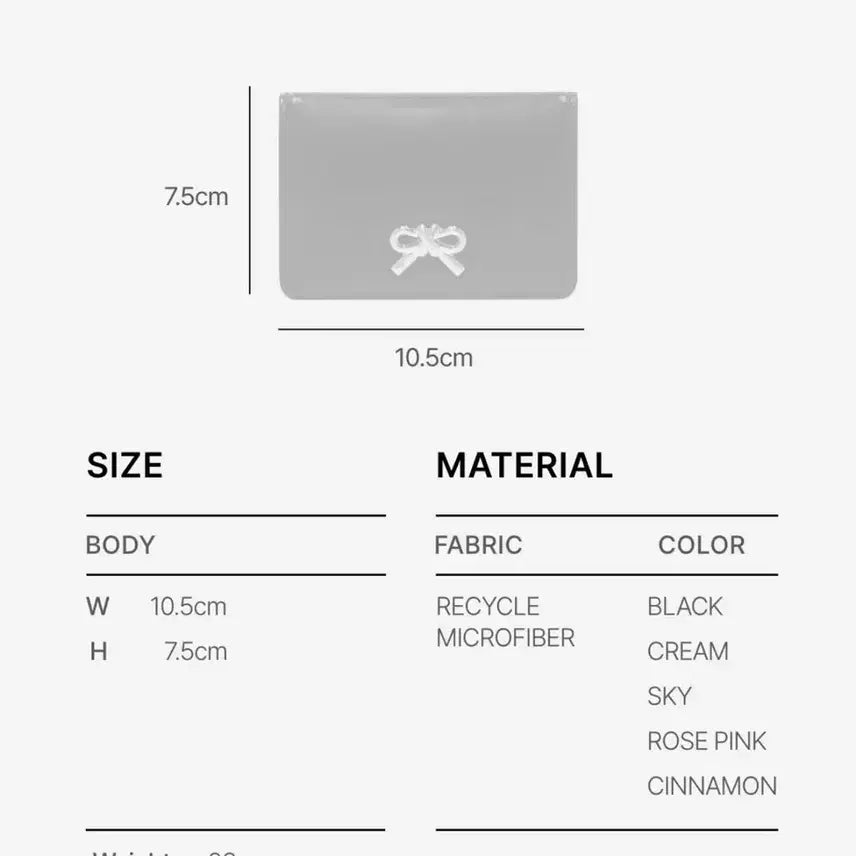 [BUNJANG] Marhen.J Ribbon Detail Bifold Wallet / 마르헨제이 지갑 ( marhenj )